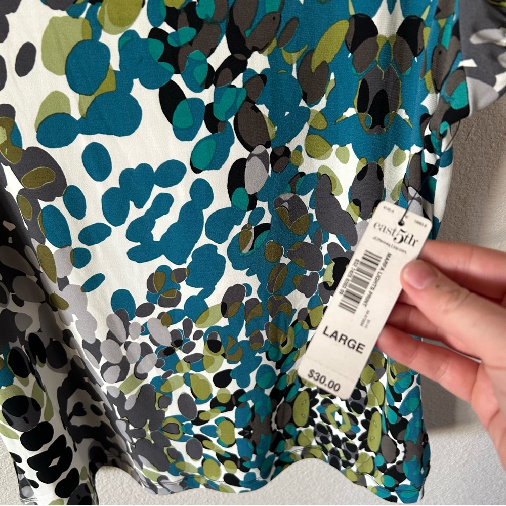 East 5th Twist Blouse Shirt Top - Picture 4 of 5